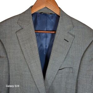 Saks Fifth Avenue Men's Silk Wool‎ Blend Sport Coat Blazer 42R